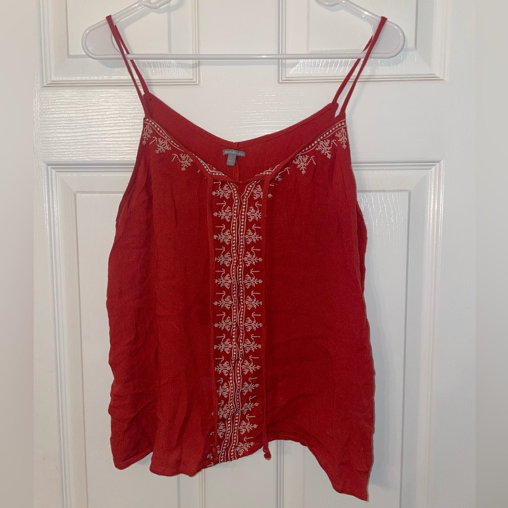 Boho Embroidered Tank Top